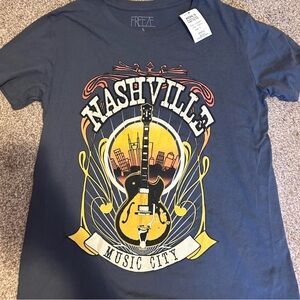 Nashville Music City Tee - Dark Blue
